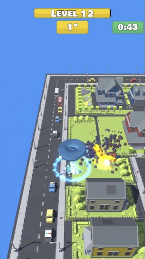 龍卷風(fēng)摧毀城市3d游戲安卓版（Tornado io 2）截圖3