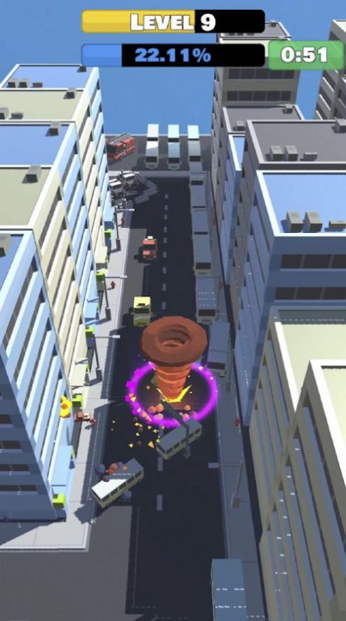 龍卷風(fēng)摧毀城市3d游戲安卓版（Tornado io 2）截圖4