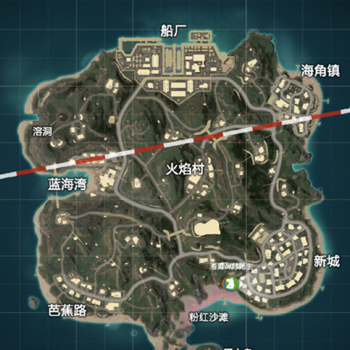 和平精英點(diǎn)燃茅草屋怎么做？度假島茅草屋位置及點(diǎn)燃方法[多圖]圖片2