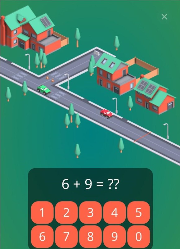 兒童數(shù)學(xué)競(jìng)賽游戲中文版（Math Race）截圖2