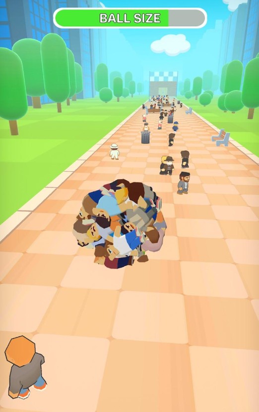 人體滾球游戲安卓版（HumanBallRoller）截圖2
