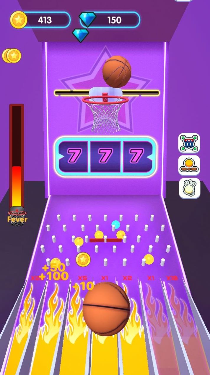 投籃框3D游戲安卓版（Toss Hoop 3D）截圖1