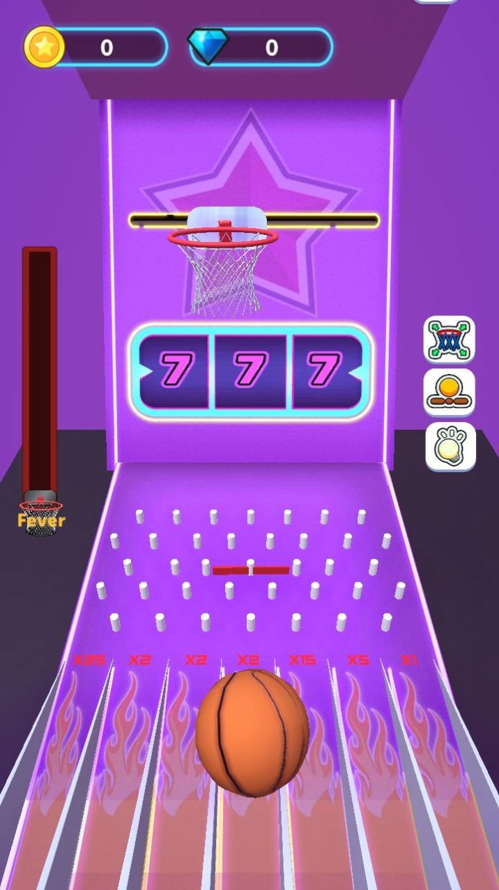 投籃框3D游戲安卓版（Toss Hoop 3D）截圖2
