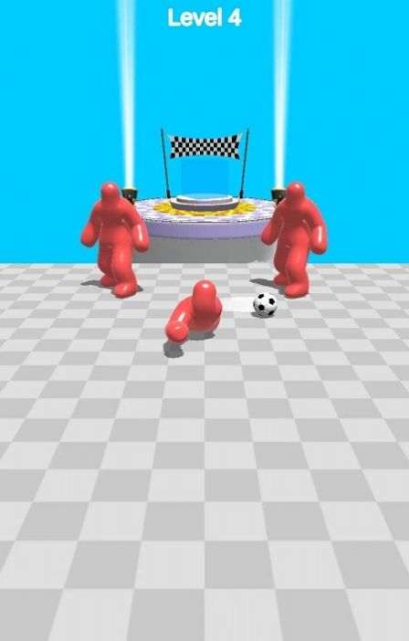 足球打果凍人游戲安卓版（Crazy Football Attack 3d）截圖1