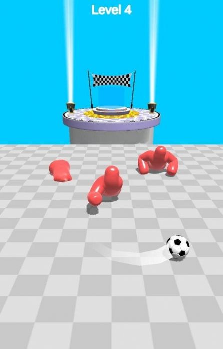足球打果凍人游戲安卓版（Crazy Football Attack 3d）截圖2