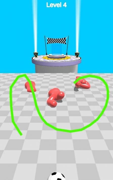 足球打果凍人游戲安卓版（Crazy Football Attack 3d）截圖4
