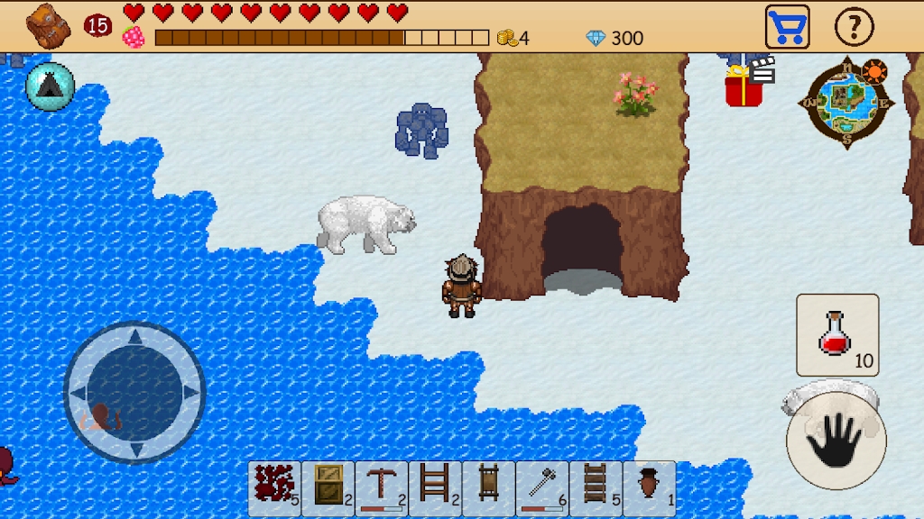 Open World像素生存RPG游戲版截圖4