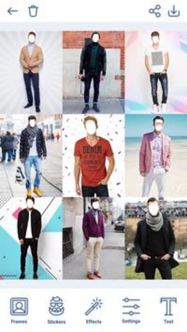 Man Hairstyles Photo Editor男士扫脸配发型APP最新版截图1: