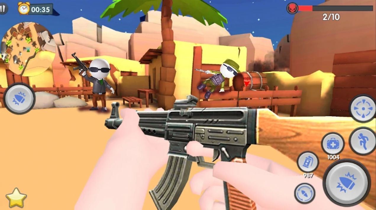 消防小隊(duì)行動(dòng)游戲版（Fire Squad Action:FPS Shooting）截圖1