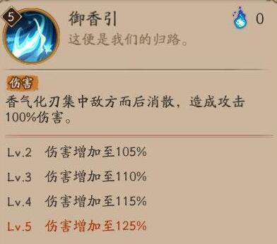 陰陽師尋香行技能是什么 尋香行技能屬性介紹