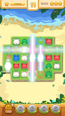 動(dòng)物園爆炸謎題游戲版（Zoo Blast Puzzle）截圖2