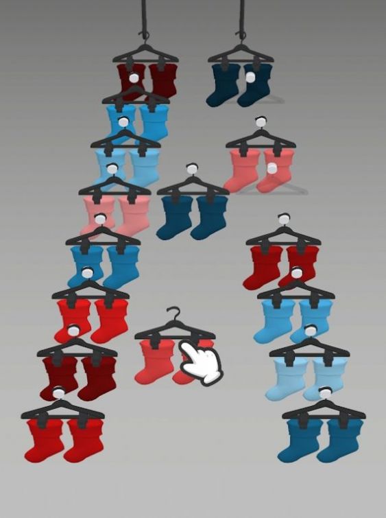 整理衣服顏色游戲版截圖2