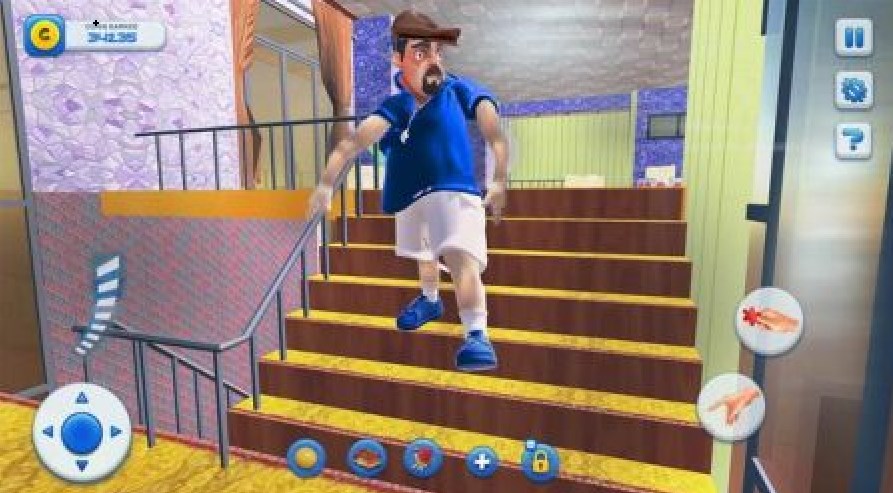 憤怒的鄰居家淘汰模式游戲下載最新版（Angry Neighbor House Knockout Mod）截圖2