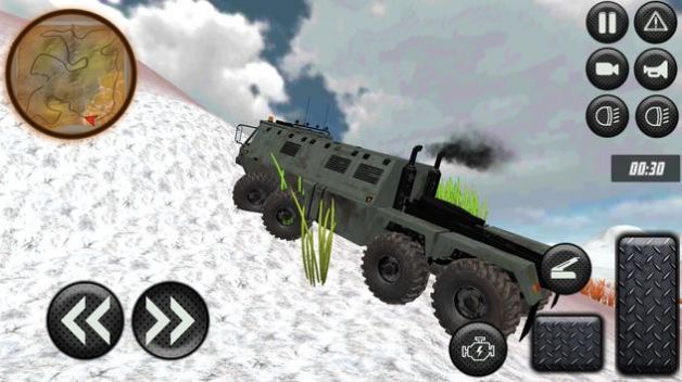 雪地8x8越野卡車(chē)游戲版截圖2