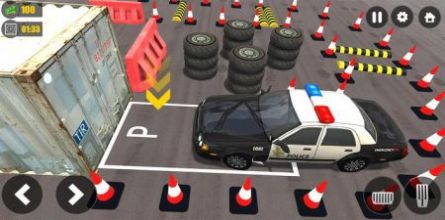新警車(chē)停車(chē)訓(xùn)練游戲手機(jī)下載安裝截圖2