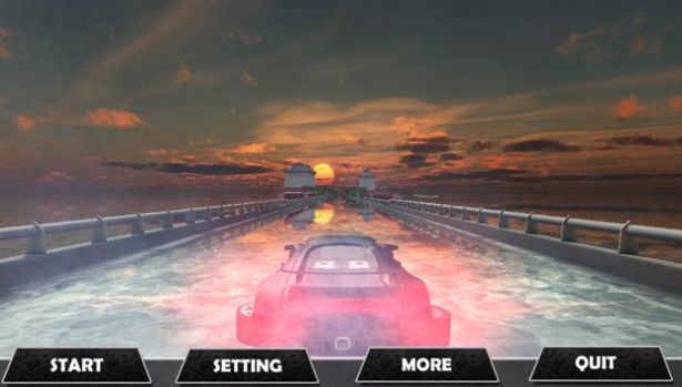 水上賽車冒險(xiǎn)游戲最新版（Water Car Race adventure）截圖1