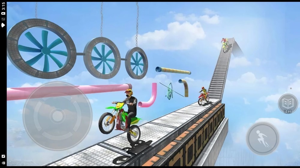 摩托車特技秀游戲版截圖1