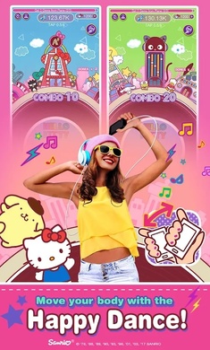 凱蒂貓音樂派對(duì)游戲中文版（Hello Kitty Music Party）截圖1