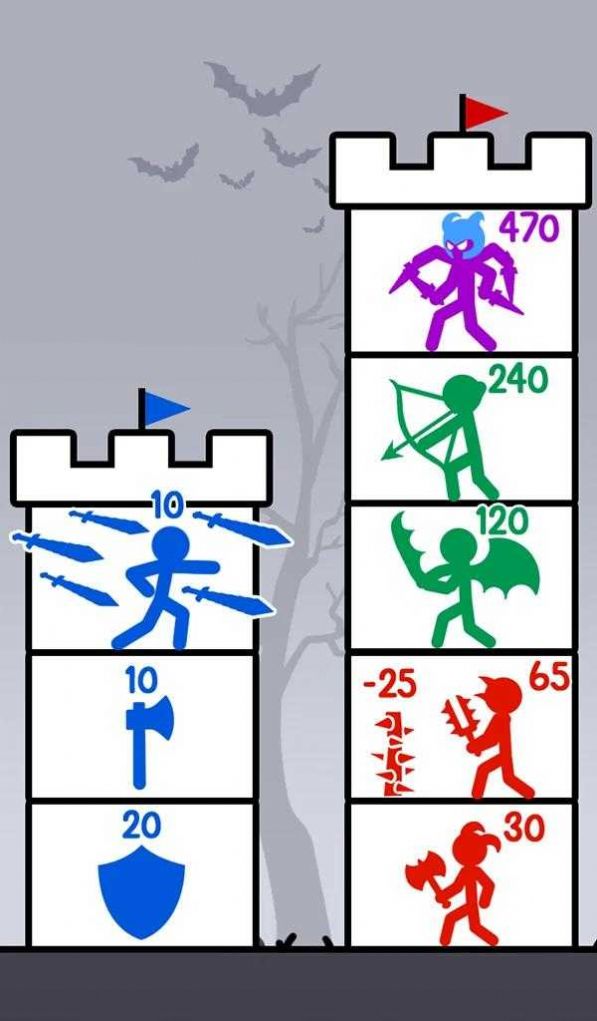 火柴人战争塔楼游戏手机版（Stick War Tower）截图2: