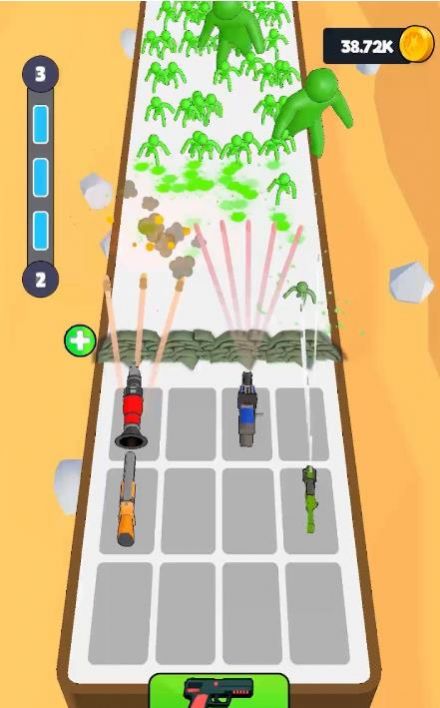 槍合戰(zhàn)喪尸游戲版（Gun Merge）截圖3