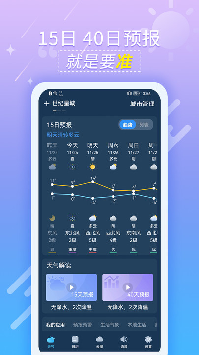 抖抖天氣預(yù)報(bào)軟件版截圖1