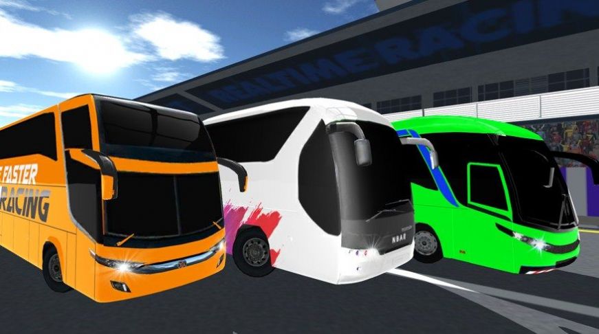 巴士賽車3D巴士模擬器游戲安卓手機(jī)版截圖3