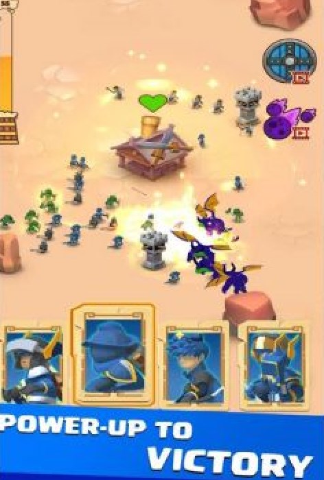 軍隊(duì)畫(huà)線塔防游戲版（Epic War Draw Tower Defense）截圖2