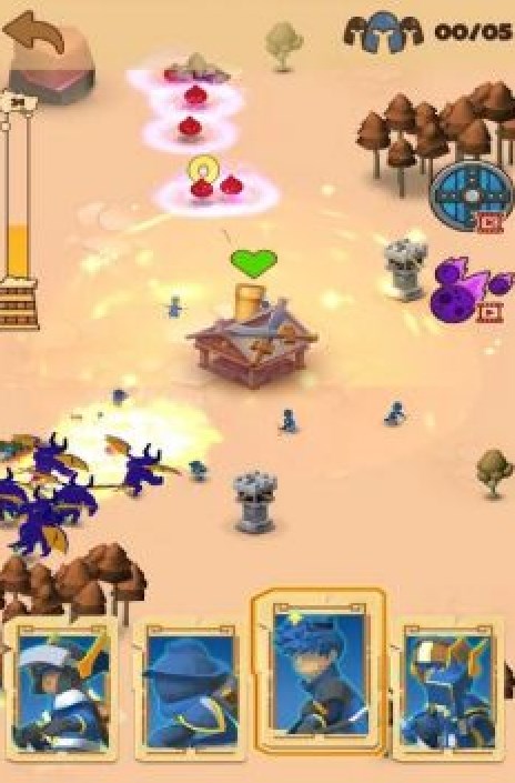 軍隊(duì)畫(huà)線塔防游戲版（Epic War Draw Tower Defense）截圖1