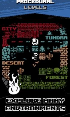 1位像素生存游戲安卓版（1 Bit Survivor）截圖1