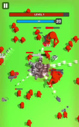 炮塔旋轉(zhuǎn)防御游戲安卓版（Turret.io）截圖1