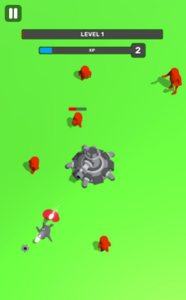 炮塔旋轉(zhuǎn)防御游戲安卓版（Turret.io）截圖3