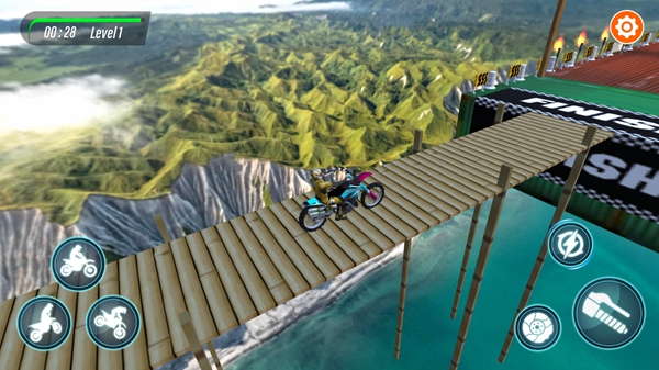 自行車特技3D游戲版截圖4