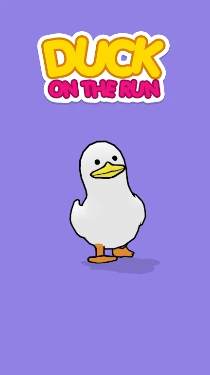 奔跑的可達(dá)鴨游戲跑酷下載安卓版（Duck on the Run）截圖1