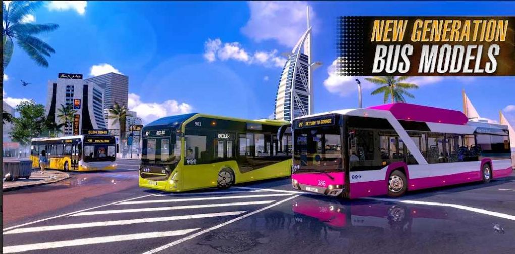 公交車模擬器2023中國地圖漢化版截圖3