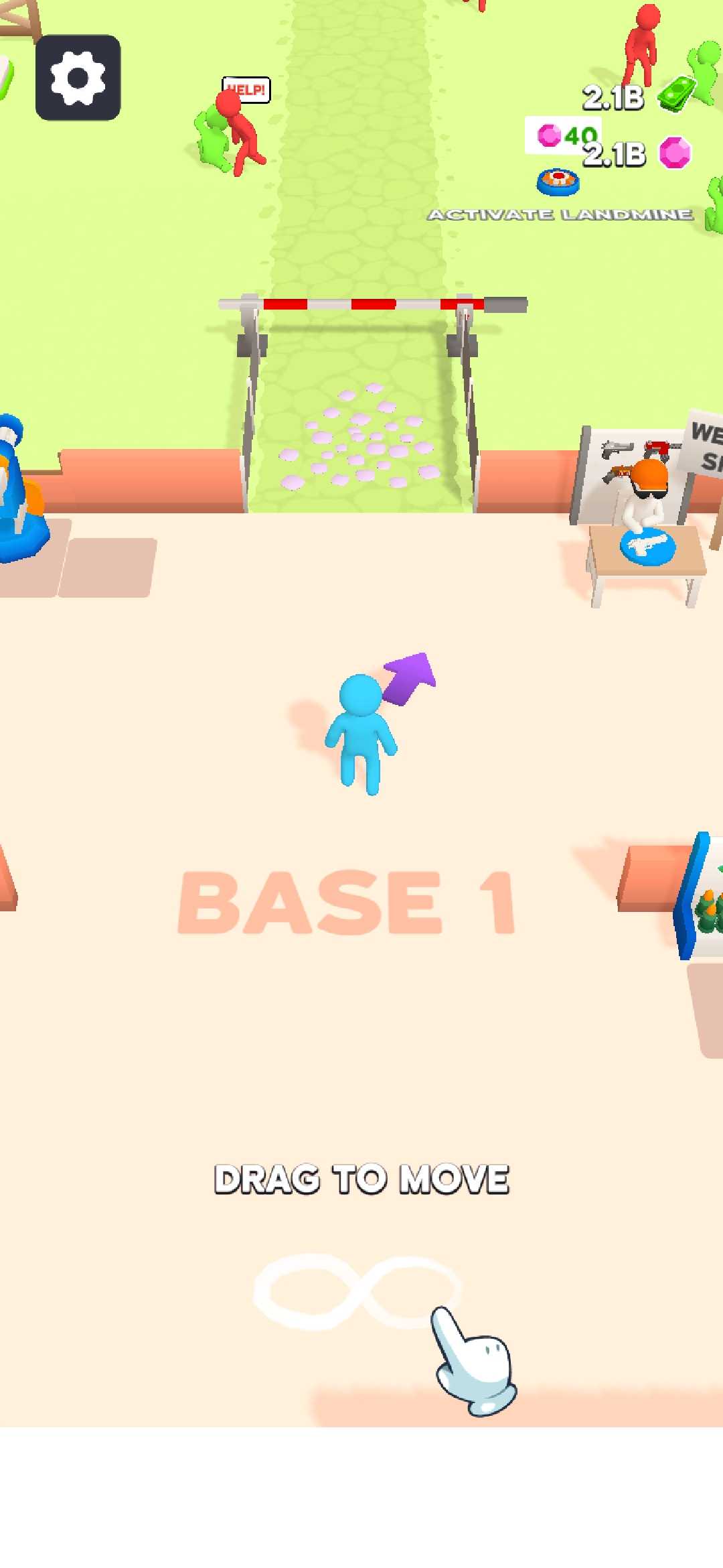 末日基地防御小游戲版（Base Defense）截圖1