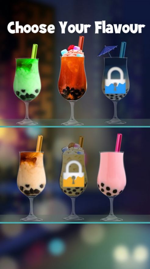 泡泡茶和雞尾酒DIY游戲安卓版截圖1