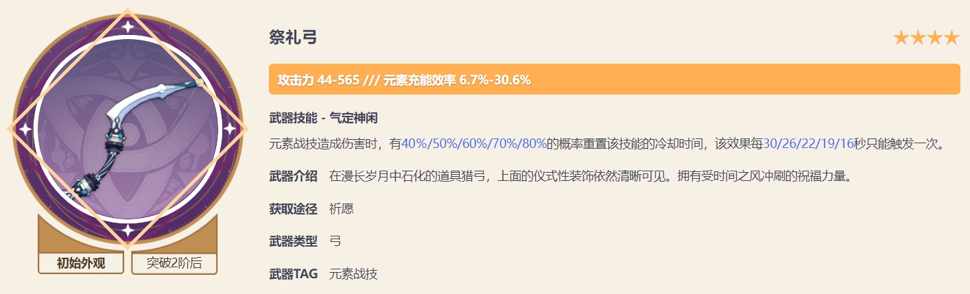 原神琺露珊武器推薦 琺露珊四星五星武器搭配攻略