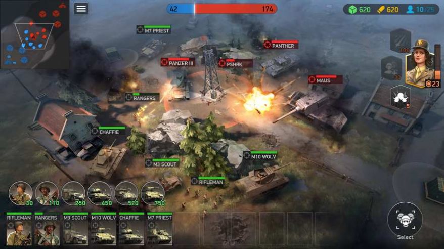世界大戰(zhàn)軍隊二戰(zhàn)游戲中文手機版截圖3