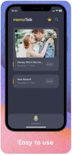 memoTalk語音備忘錄APP最新版截圖1