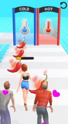 抖音冰火女孩吃辣椒小游戲安卓版（Hot Run 3D）截圖3