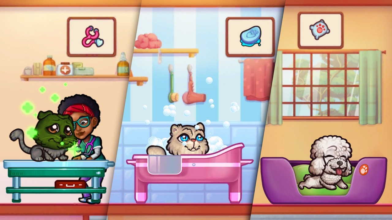寵物店狂熱動物酒店游戲中文版（Pet Shop Fever: Animal Hotel）截圖3