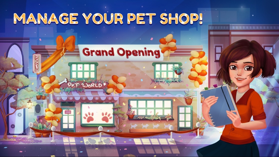 寵物店狂熱動物酒店游戲中文版（Pet Shop Fever: Animal Hotel）截圖4
