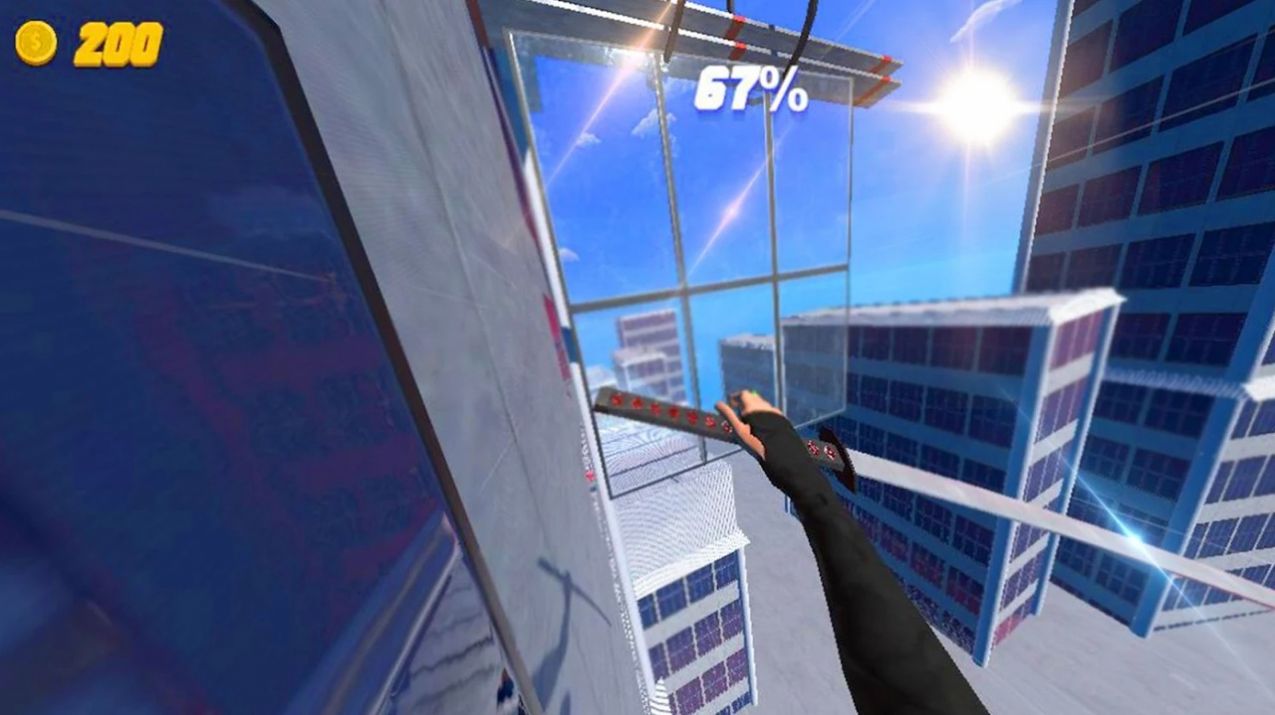 屋頂忍者跑游戲中文版（Rooftop Run Ninja）截圖2