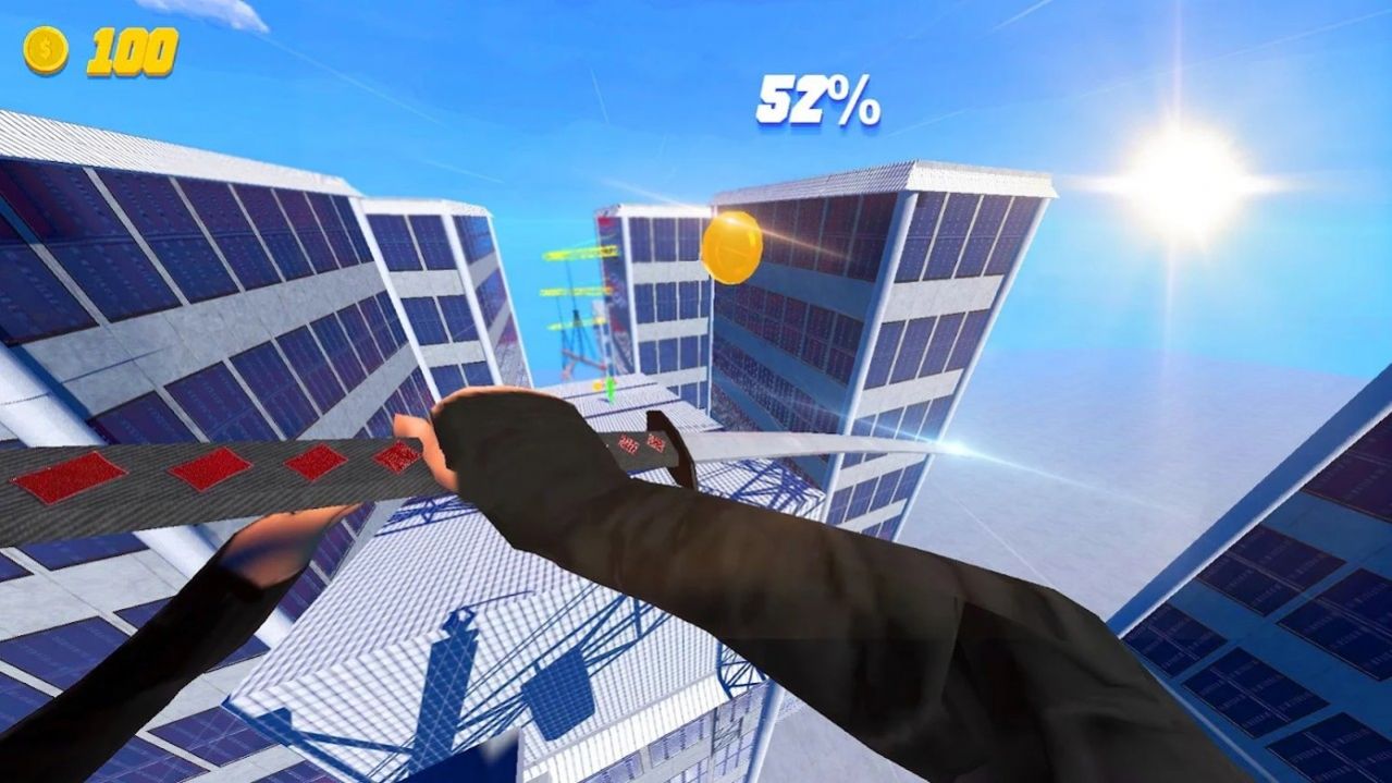 屋頂忍者跑游戲中文版（Rooftop Run Ninja）截圖1