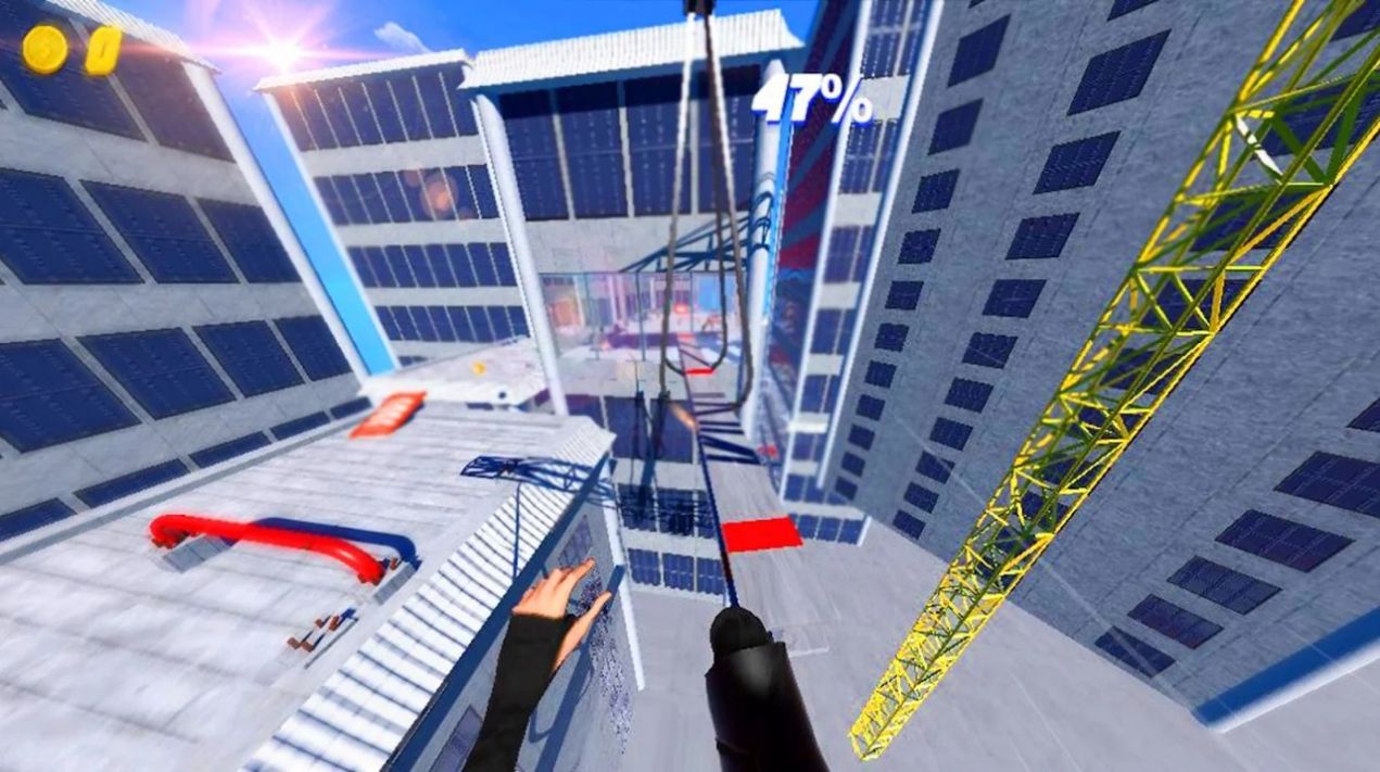 屋頂忍者跑游戲中文版（Rooftop Run Ninja）截圖3