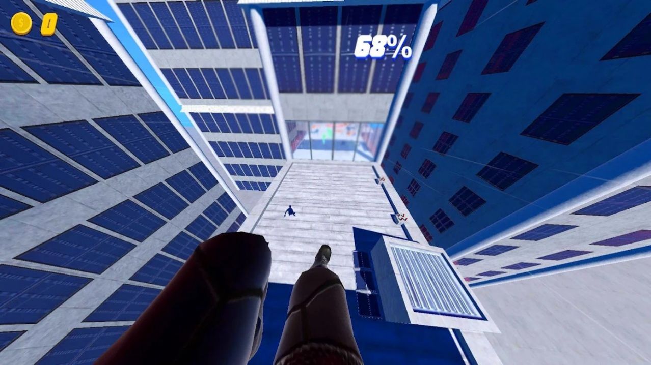 屋頂忍者跑游戲中文版（Rooftop Run Ninja）截圖4