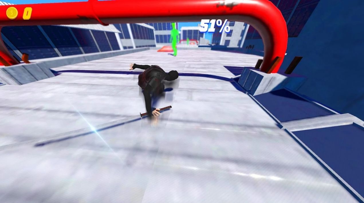 屋頂忍者跑游戲中文版（Rooftop Run Ninja）截圖6