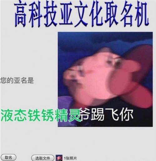高科技亞文化取名機(jī)器app安卓自定義軟件截圖1