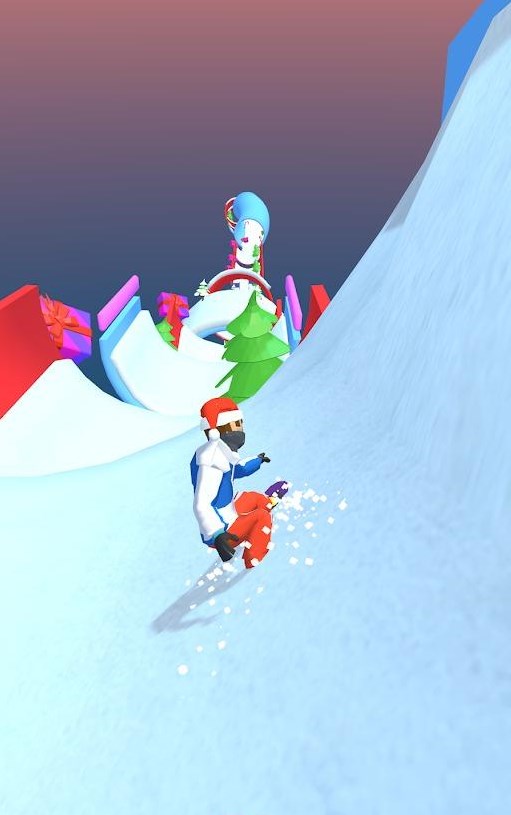 滑雪板挑戰(zhàn)賽游戲中文版（Snowboard Challenge: Megaramp）截圖4