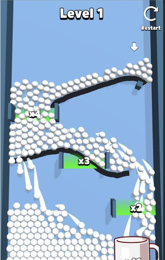 畫球克隆器游戲中文版（Draw Ball）截圖3